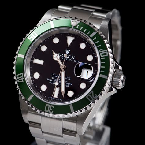 green anniversary rolex submariner review|rolex submariner green bezel price.